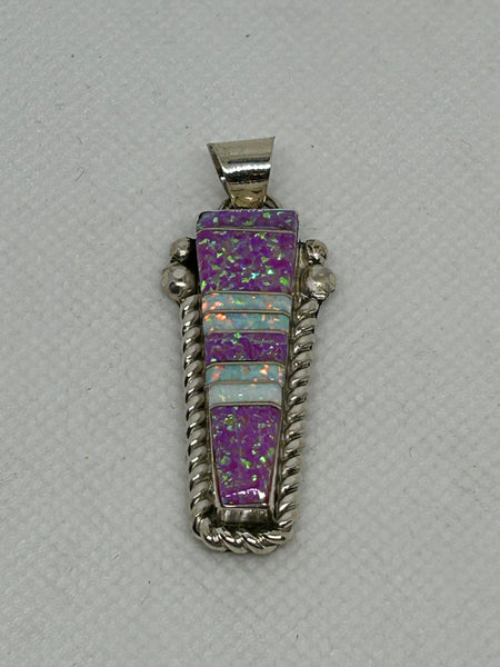 Zuni handcrafted pendant. LZ878