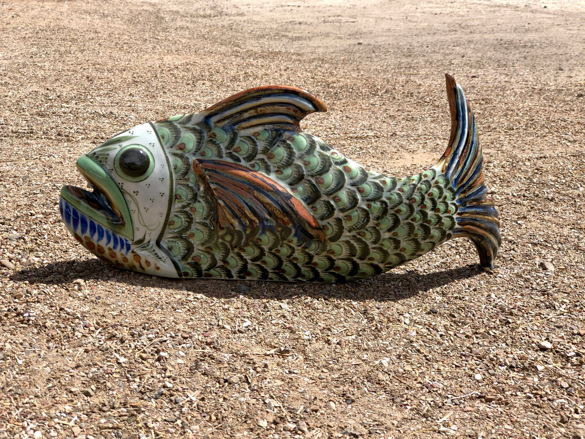 Ken Edwards Pottery Large Fish Sculpture In Stoneware (KE.E20) – Del  Sol/Off Fourth