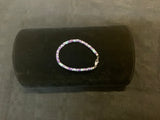 Sea Sediment Jasper bracelet, 7.5”, sterling silver, SED-110