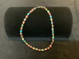 Sea Sediment Jasper 16” necklace with sterling silver.  SED-114