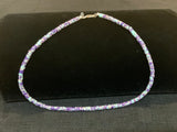 Sea Sediment Jasper 16” necklace with sterling silver.  SED-109