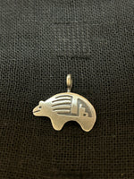 Native American made Sterling Silver bear pendant. NM113