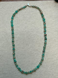 Sea Sediment Jasper stone round bead necklace in 24” length A.S.  Z-1009