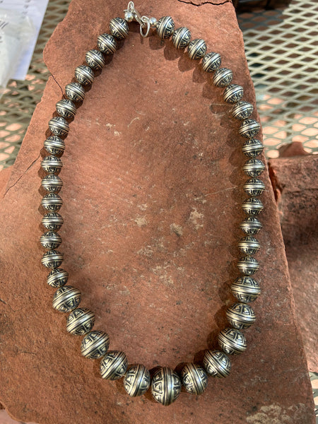 Navajo Pearls Necklace - 8mm Beads- Choose Your Length - Native American |  Native American Jewelry