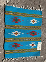 Zapotec handwoven wool mats, approximately 15” x 20” ZP-132