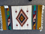 Zapotec handwoven wool mats, approximately 21” x 43” ZP21