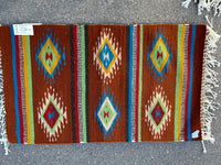 Zapotec handwoven wool mats, approximately 21” x 43” ZP22