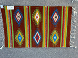 Zapotec handwoven wool mats, approximately 21” x 43” ZP13