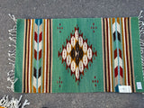 Zapotec handwoven wool mats, approximately 21” x 43” ZP12