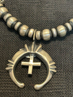 Navajo Sterling Silver necklace.  LZ472