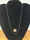 Stainless steel tarnish free neck chain adjustable from 17” to 19”. SSC21 FREE SHIPPING IN THE CONTINENTAL USA.