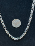 Stainless steel hypoallergenic giant box chain 20”. ST102 FREE SHIPPING IN THE CONTINENTAL USA.