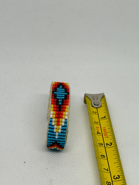 Navajo handcrafted child’s glass beadwork bracelet.  LZ723