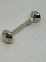 Navajo handcrafted sterling silver baby rattle.  LZ733a