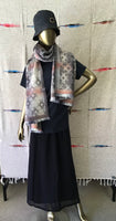 Faux Cashmere shawl, 26” x 76”. P-53
