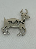 Navajo handcrafted sterling silver brooch .  LZ369
