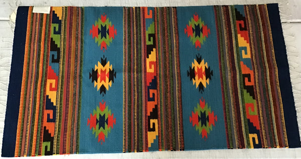 30x60" Zapotec  Rug handwoven in Oaxaca