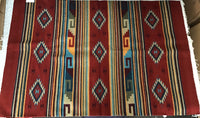 4x6' Zapotec Indian Rug handwoven in Oaxaca
