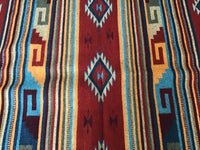 4x6' Zapotec Indian Rug handwoven in Oaxaca