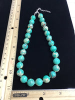 Beautify your Neck choker necklace in an adjustable 15-17” necklace.  Genuine Sea Sediment Jasper. SR2009 FREE SHIPPING IN THE CONTINENTAL USA.
