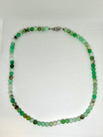 Genuine Chrysoface necklace with hypoallergenic stainless steel clasp. EP 104 FREE SHIPPING IN THE CONTINENTAL USA.