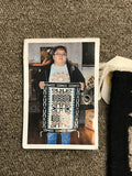 Authentic Navajo Handwoven wool rug by Helena Frank 27"x20"