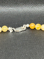 Handcrafted sterling silver with genuine Topaz stone necklace  19”. SR1128 FREE SHIPPING IN THE CONTINENTAL USA.