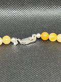 Handcrafted sterling silver with genuine Topaz stone necklace  19”. SR1128 FREE SHIPPING IN THE CONTINENTAL USA.