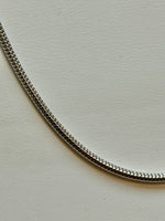 Stainless steel hypoallergenic snake neck chain, 17.5”. ST103 FREE SHIPPING IN THE CONTINENTAL USA.