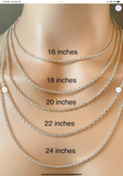 Navajo Style pearls, aka Desert Pearls, 6mm, sterling silver, 16” long, USA made, SR1012