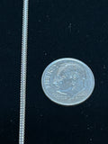 Stainless steel hypoallergenic snake neck chain, 17.5”. ST103 FREE SHIPPING IN THE CONTINENTAL USA.