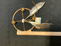 Navajo handcrafted Medicine Wheel Dance Stick.  LZ126