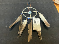 Navajo handcrafted Medicine Wheel, 4”. LZ141. Darlene Edsitty