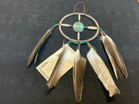 Navajo handcrafted Medicine Wheel, 4”, LZ160