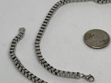 Stainless steel hypoallergenic giant box chain 20”. ST102 FREE SHIPPING IN THE CONTINENTAL USA.