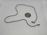 Stainless steel hypoallergenic snake neck chain, 17.5”. ST103 FREE SHIPPING IN THE CONTINENTAL USA.