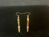 Sea Sediment Jasper with sterling silver earrings.  SED-120