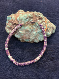 Sea Sediment Jasper bracelet, 7.5”, sterling silver, SED-110