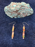 Sea Sediment Jasper with sterling silver earrings.  SED-120