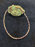 Sea Sediment Jasper 16” necklace with sterling silver.  SED-109