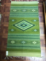 Green Zapotec rug