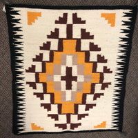 Authentic Navajo Handwoven wool rug.  Vintage rug from the 1970’s, excellent condition.