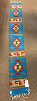 Zapotec handwoven wool mats, approximately 9” x 77” ZP53