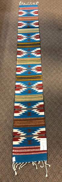 Zapotec handwoven wool mats, approximately 9” x 77” ZP54