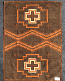 Handwoven wool rug.  Original design in 5 sizes. 29657