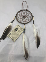 Navajo handcrafted Dream Catchers 4” by Darlene Edsitty.