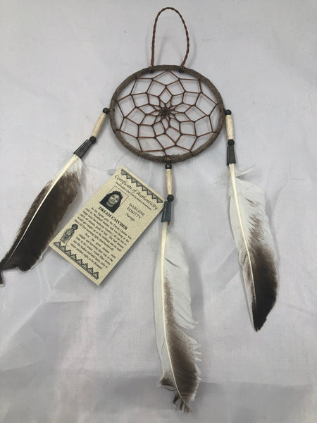 Navajo handcrafted Dream Catchers 4” by Darlene Edsitty.