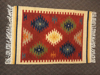 Handwoven wool rug 2’ x 3’ Shree 106