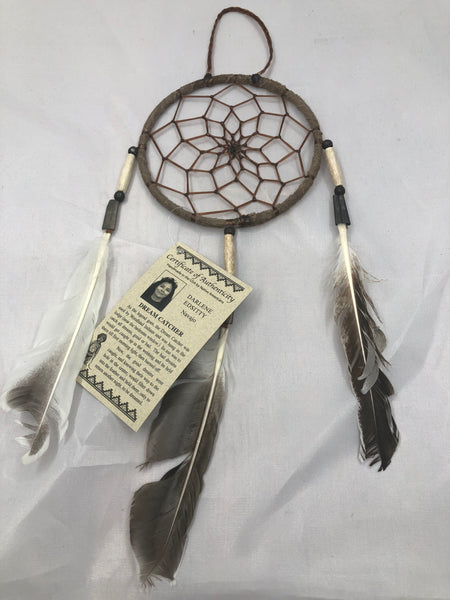 Navajo handcrafted Dream Catchers 4” by Darlene Edsitty.