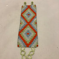 Glass bead bracelet in 2' width from Guatemala